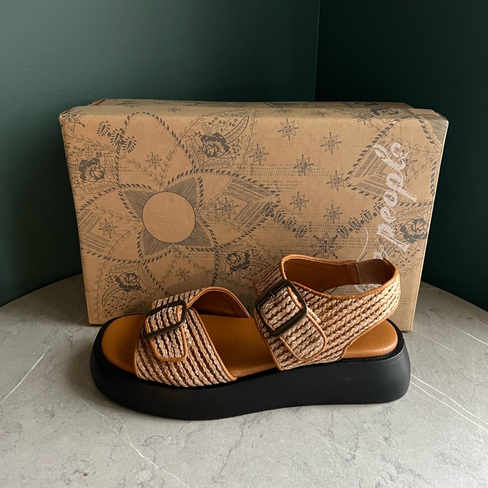 Free People Mandi Weave Platform Sandals - Picture 3 of 4